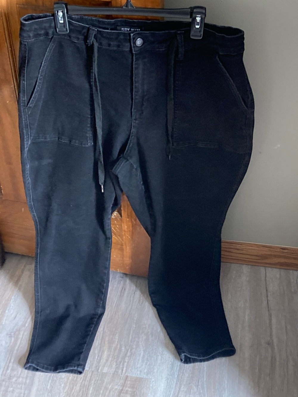Judy Blue Black Drawstring Jogger jeans